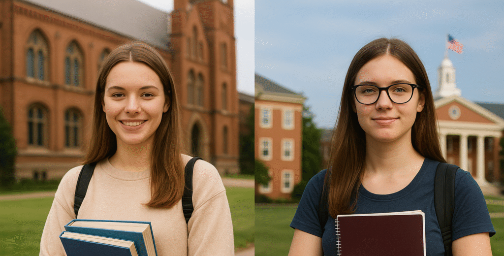 Vergleich zwischen College in den USA und Hochschule in Deutschland