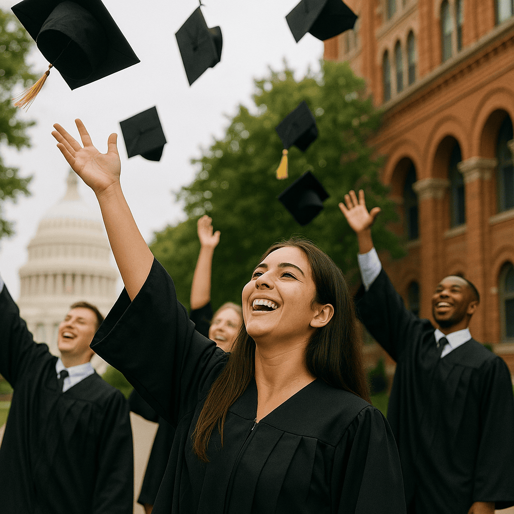 Internationale Studierende freuen sich über neue H-1B-Visa-Regel in den USA