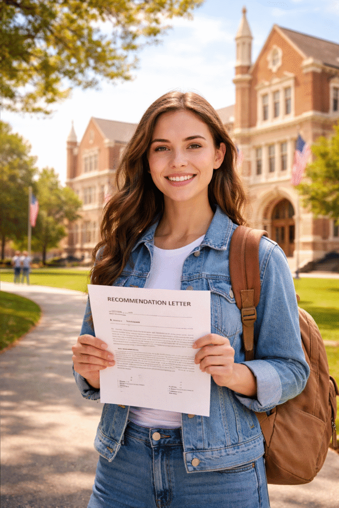 Recommendation Letter Studium USA persönliche Empfehlung